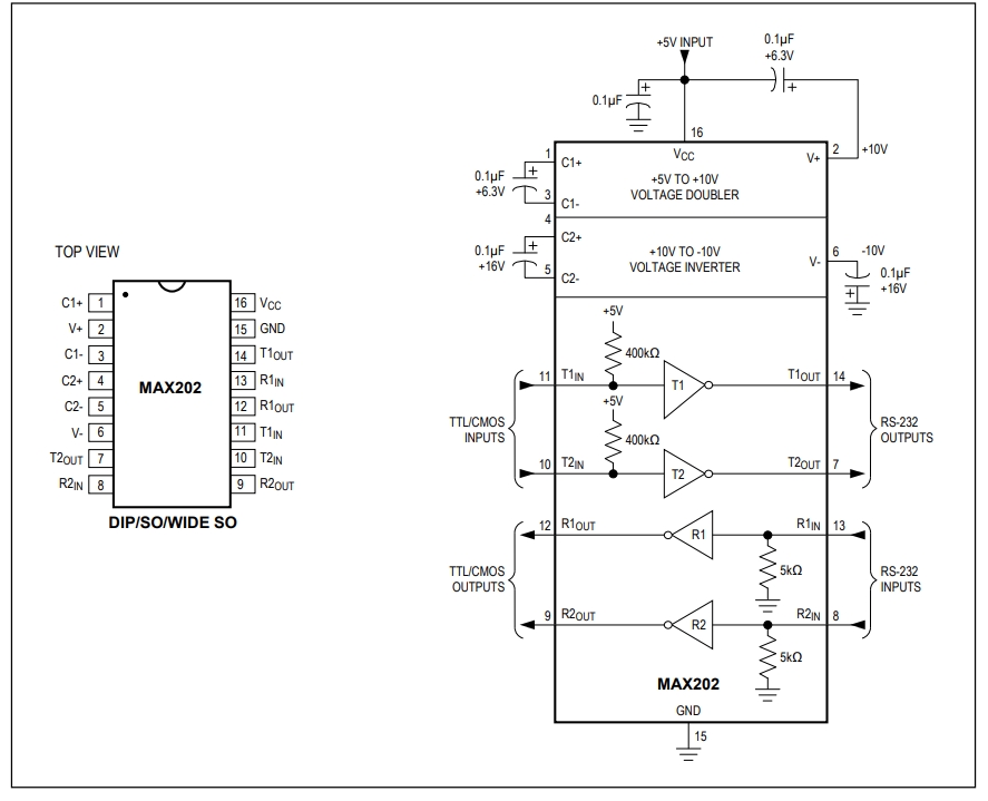 MAX202CSE T